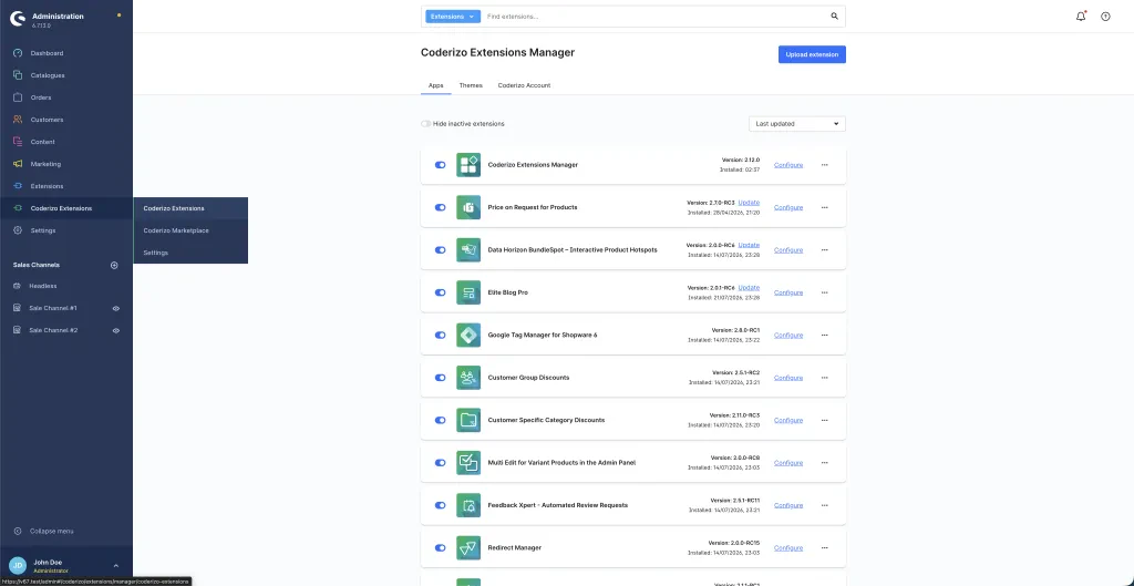 CoderizoExtensionsManager