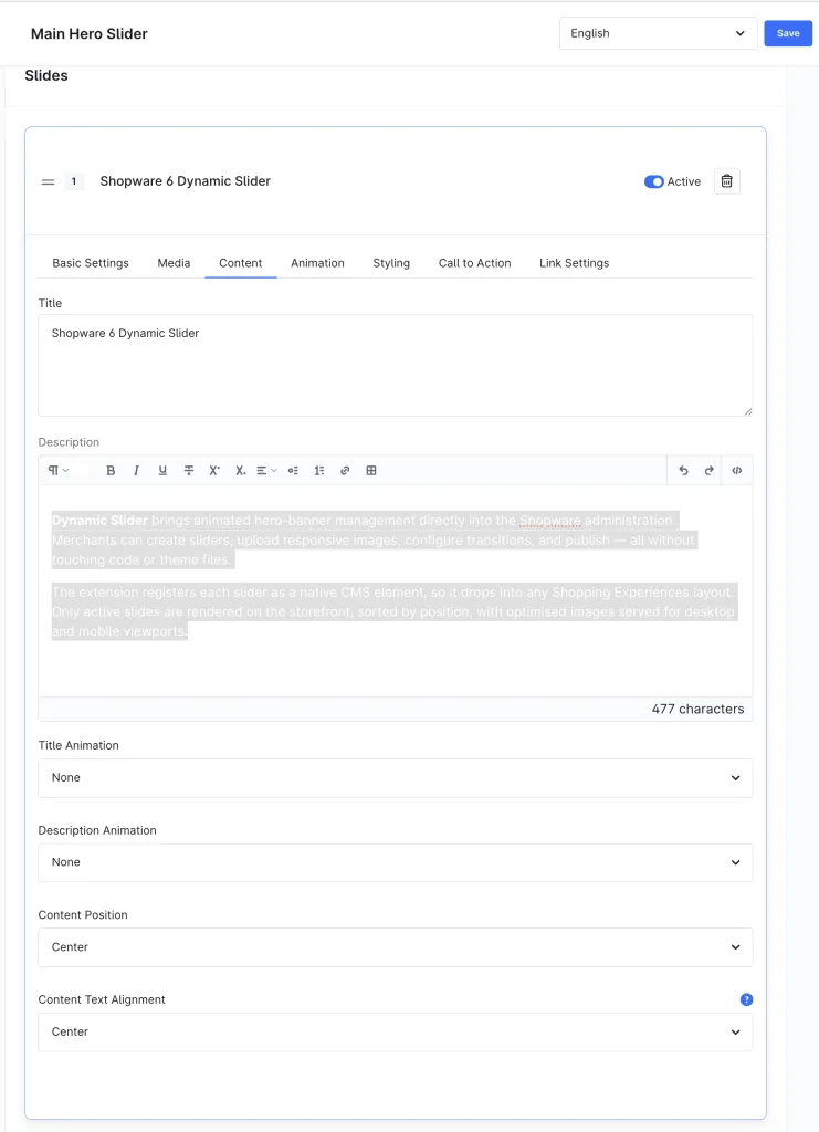 DataHorizonDynamicSlider