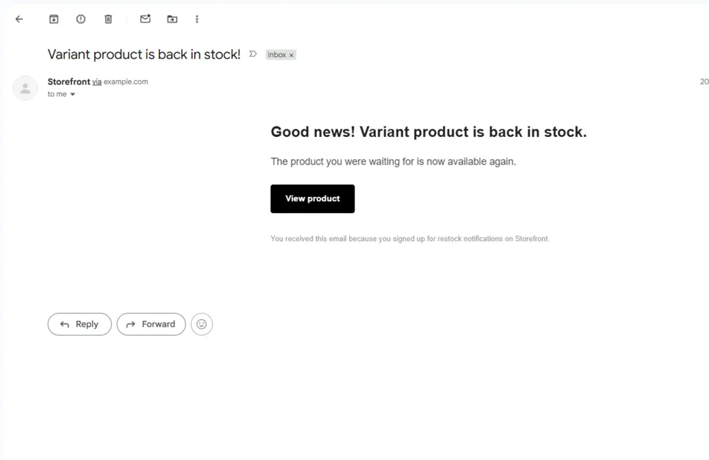 ClevvyBackInStockNotification