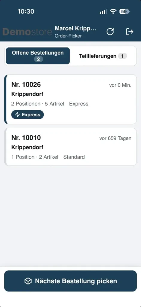 MaKriOrderPicker