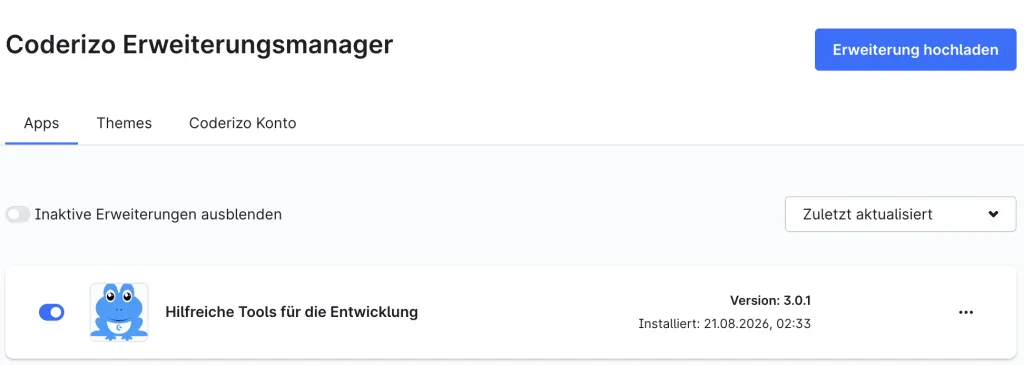 FroshDevelopmentHelper