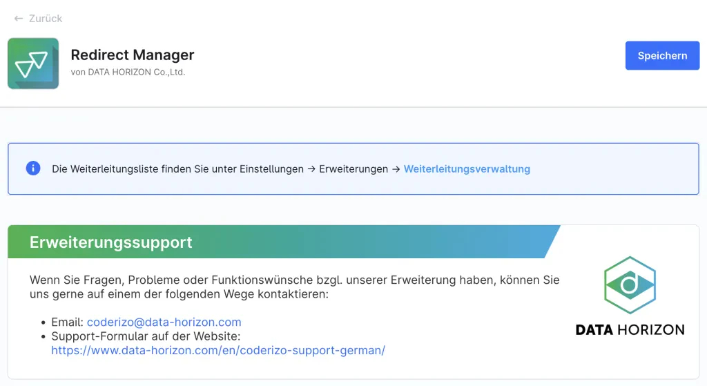 DataHorizonRedirectManager