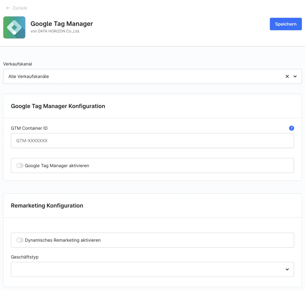 DataHorizonGoogleTagManager