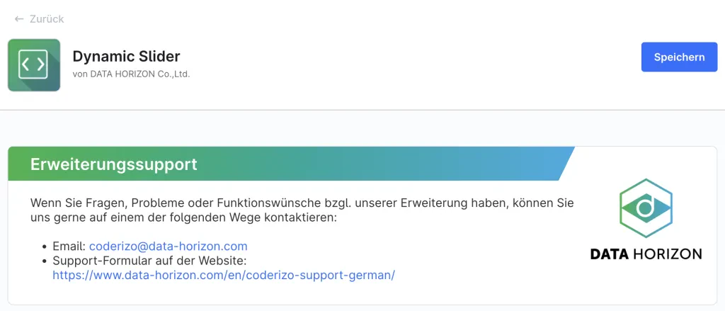 DataHorizonDynamicSlider