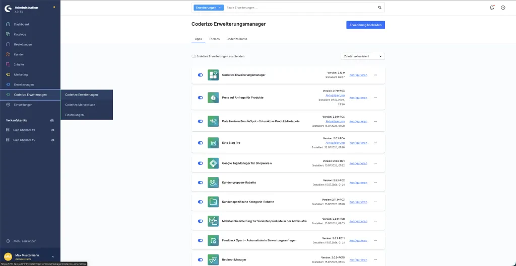 CoderizoExtensionsManager