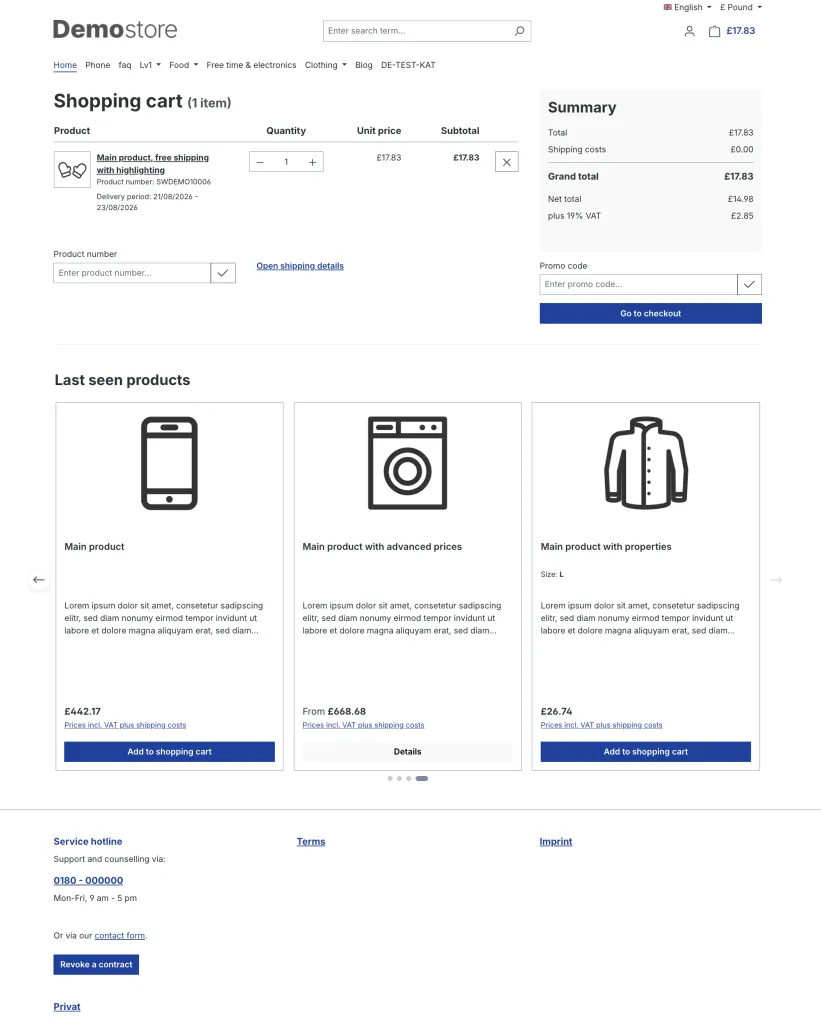 DataHorizonLastSeenProducts