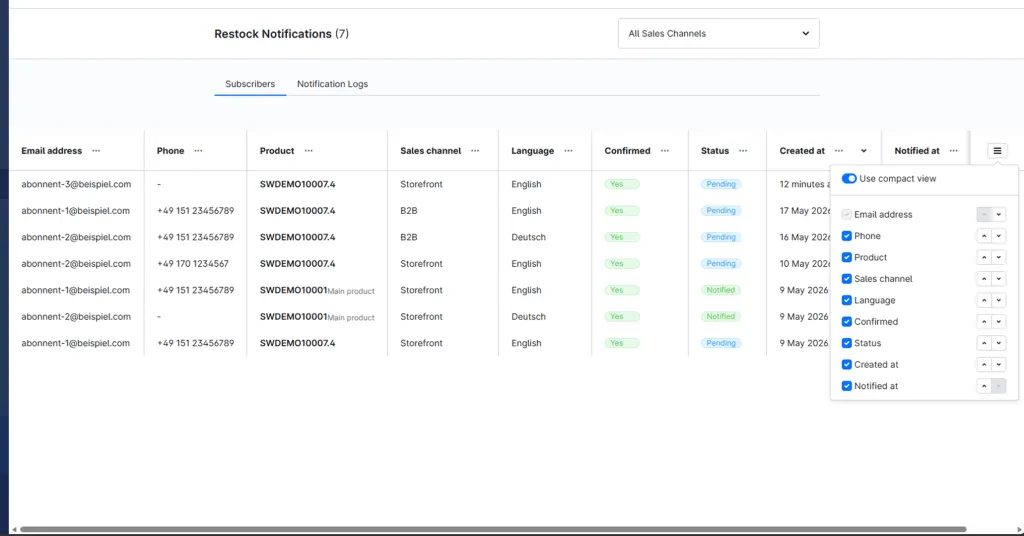 ClevvyBackInStockNotification
