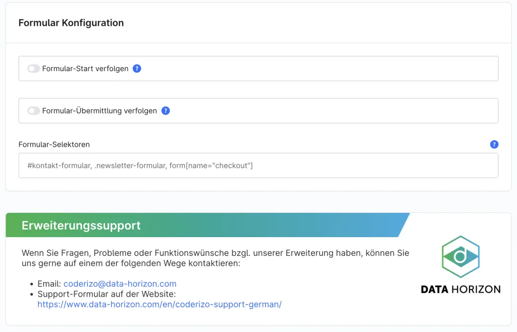 DataHorizonGoogleTagManager