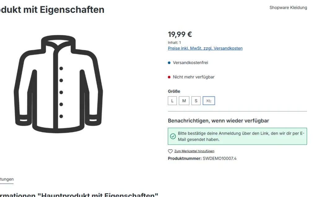ClevvyBackInStockNotification